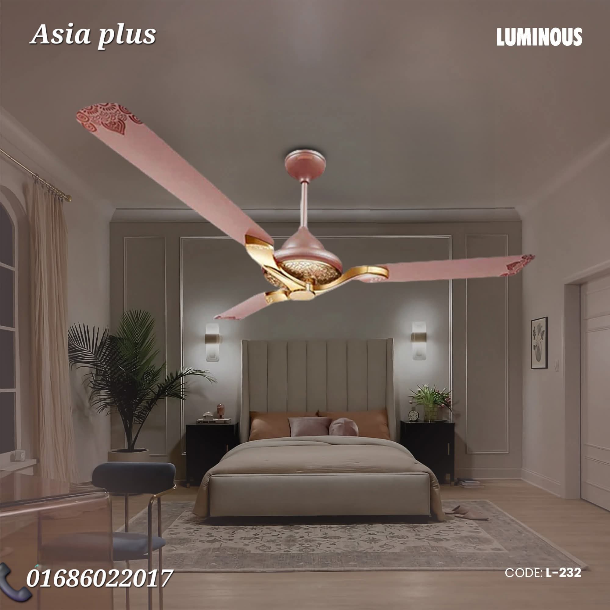 Luminous Jaipur Mahal 52" Decorative Ceiling Fan (Rose Gold, L-232) 2